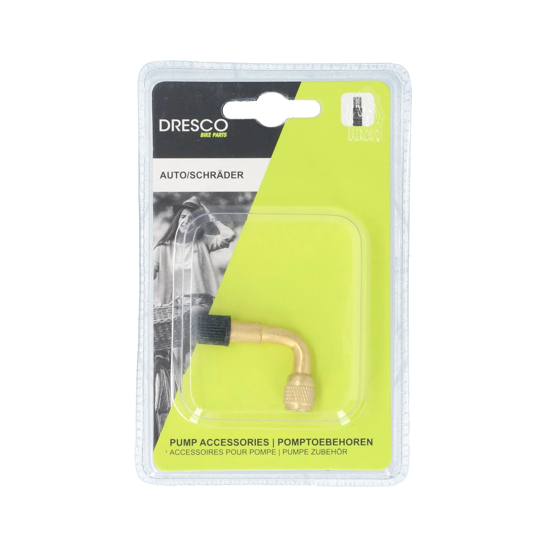 Dresco pompnippel autoventiel goud, zwart - Image 4
