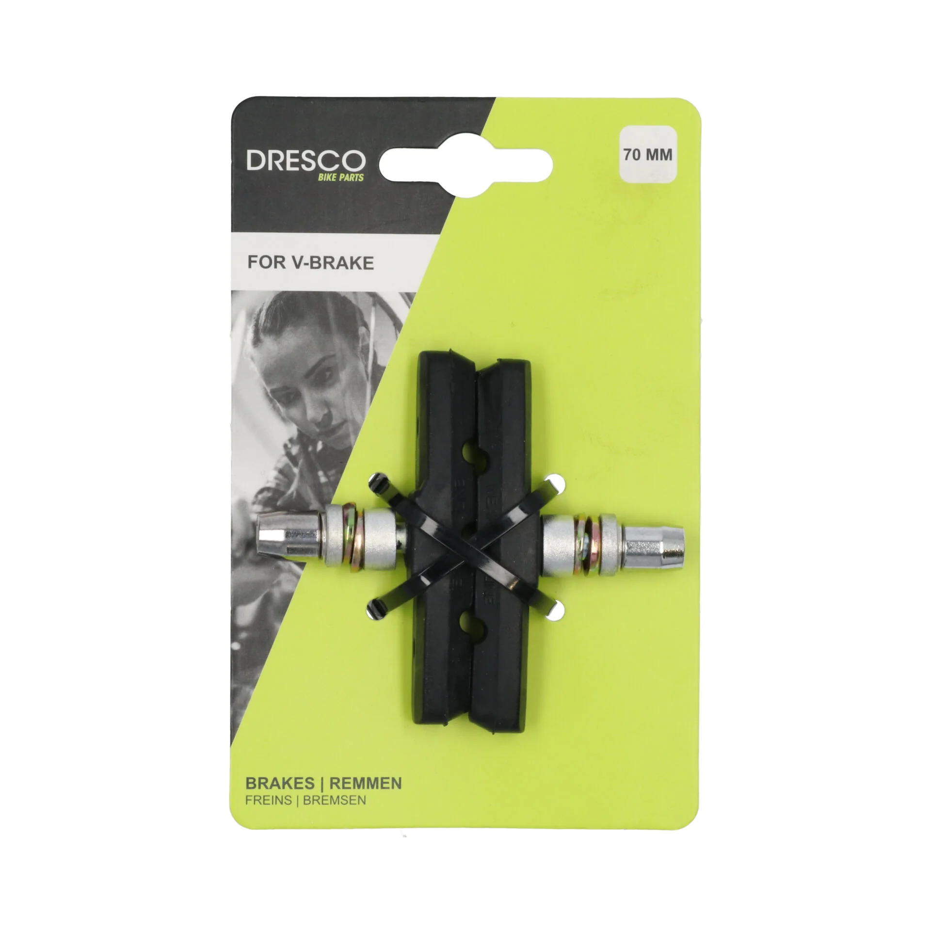 Dresco remblokken zwart, zilver 2-delig - Image 4