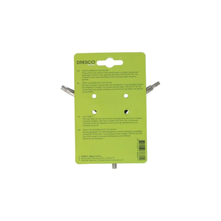 Dresco torx Y-sleutel zwart, zilver - Image 2