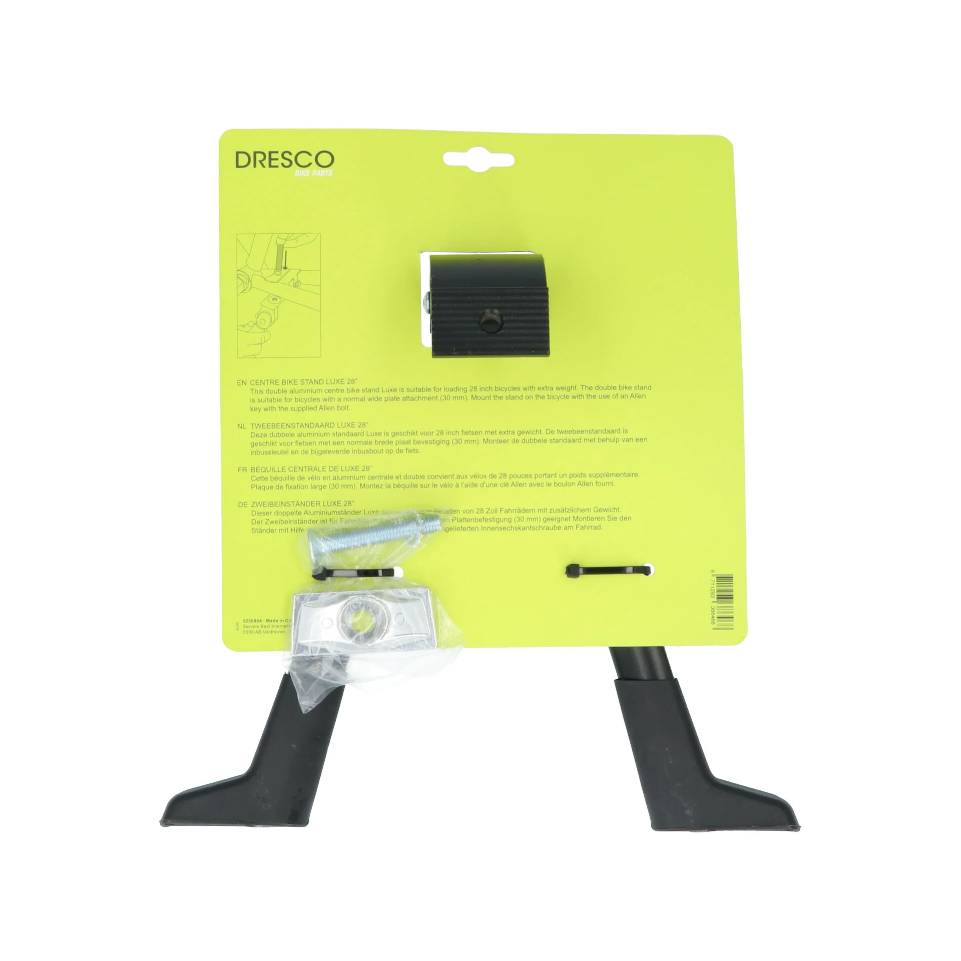 Dresco tweebeenstandaard zwart - Image 2