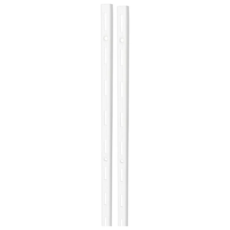 Duraline F-systeem rails enkel metaal wit 50cm 2st