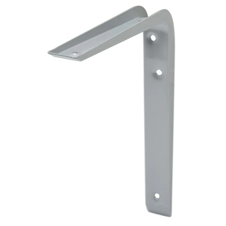 Duraline plankdrager enkel staal zilver 20x25cm