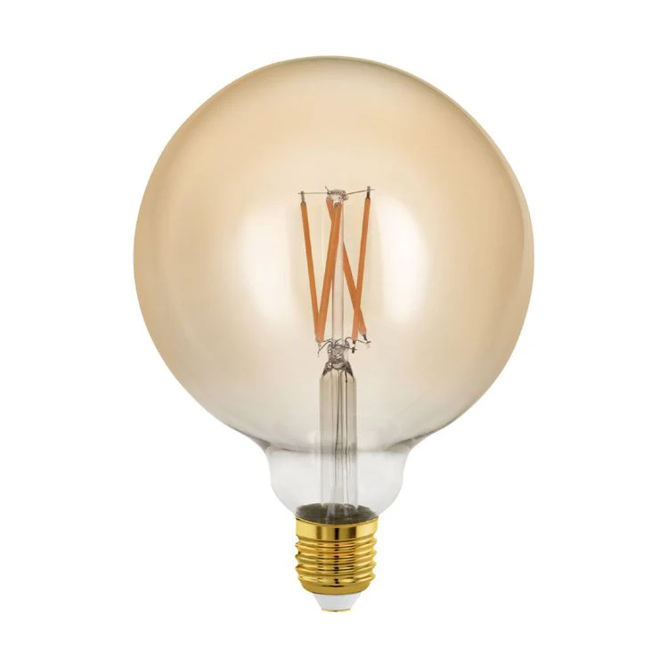 Eglo G125 LED globe dimbaar E27 goud warm wit 4W 300LM