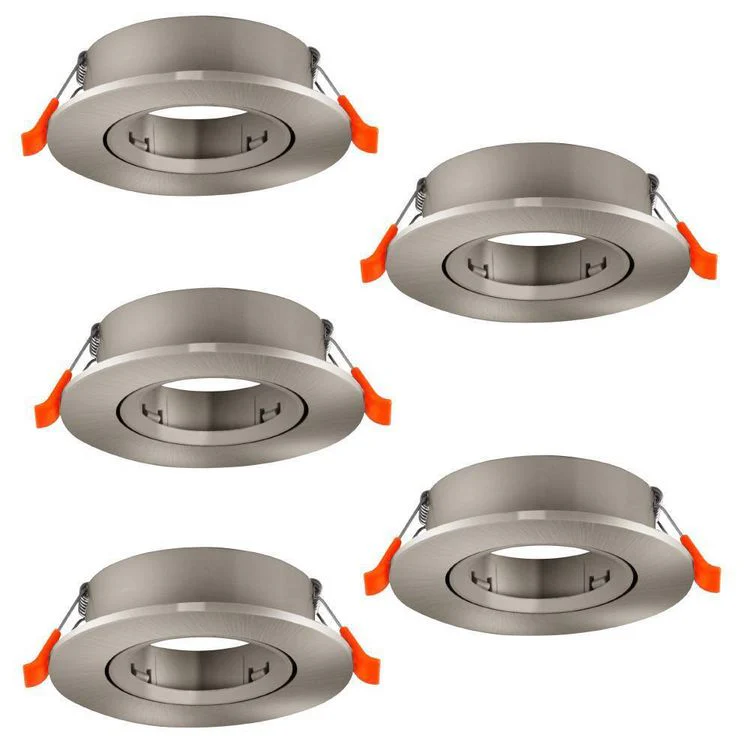 Eglo LED inbouwspot Barranco nikkelmat Ø90mm set van 5 - Image 2