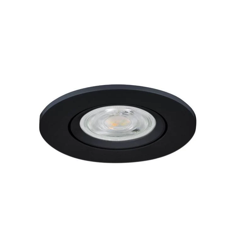 Eglo LED inbouwspot Barranco zwart Ø84mm - Image 3