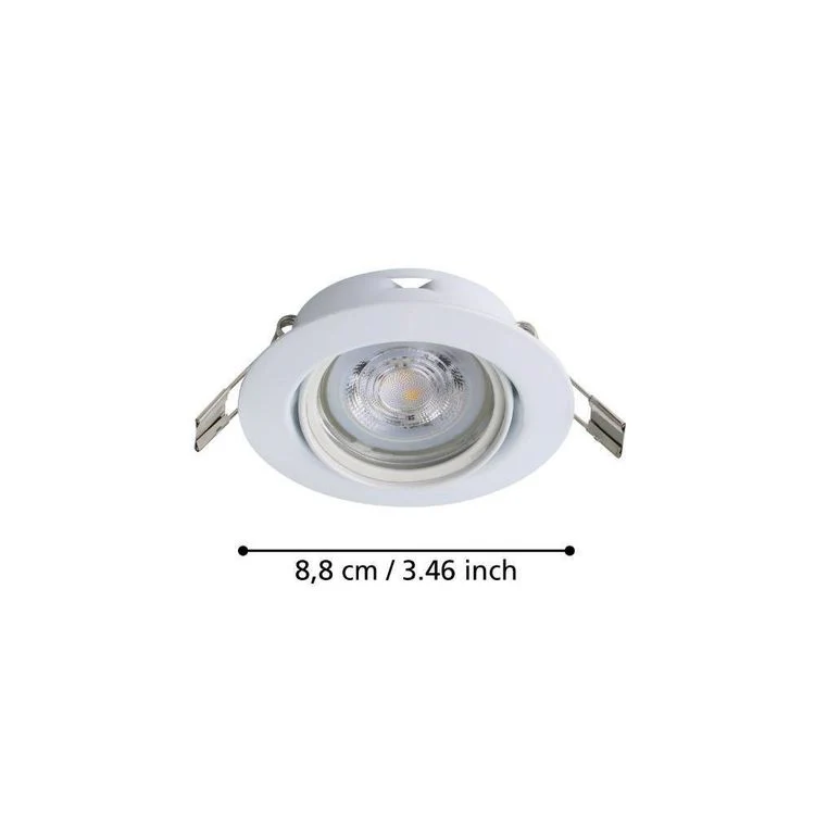 Eglo LED inbouwspot Favazzina wit Ø88mm set van 3 - Image 4