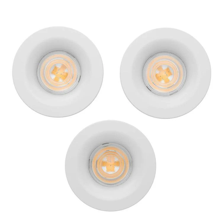 Eglo LED inbouwspot Salabate wit Ø88mm dimbaar set van 3 - Image 3