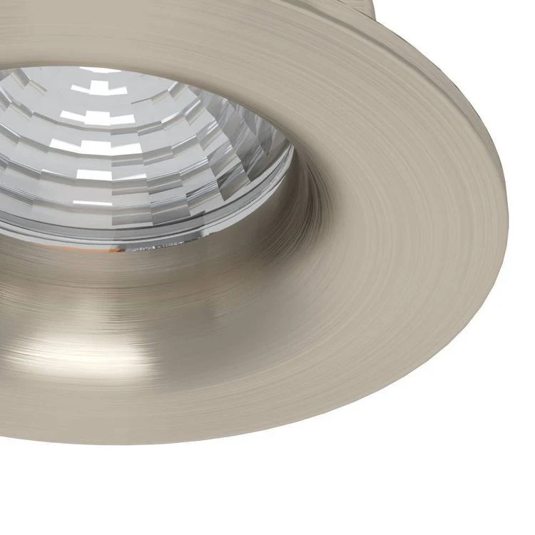 Eglo LED inbouwspot Saliceto nikkelmat Ø88mm dimbaar set van 3 - Image 2