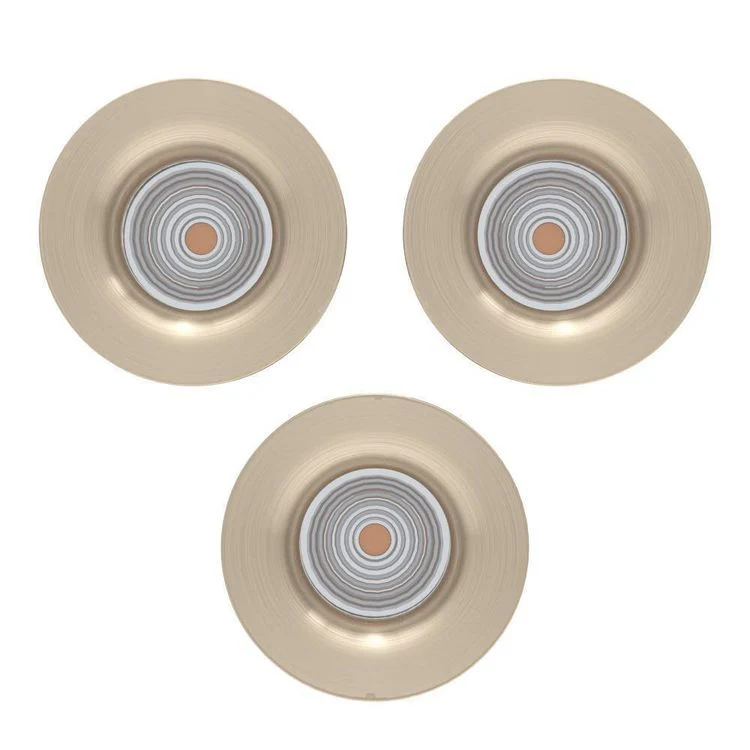 Eglo LED inbouwspot Saliceto nikkelmat Ø88mm dimbaar set van 3 - Image 3