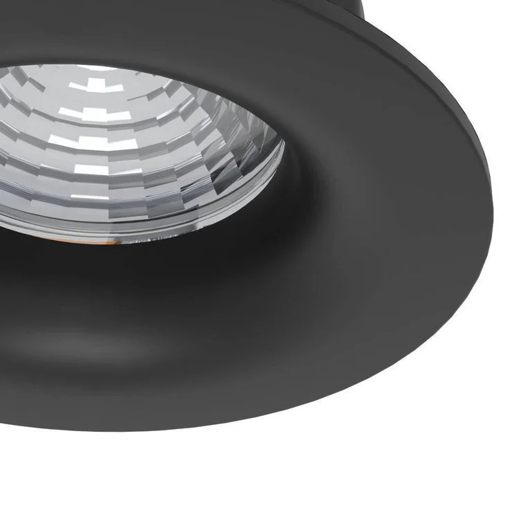 Eglo LED inbouwspot Saliceto zwart Ø88mm dimbaar set van 3 - Image 2
