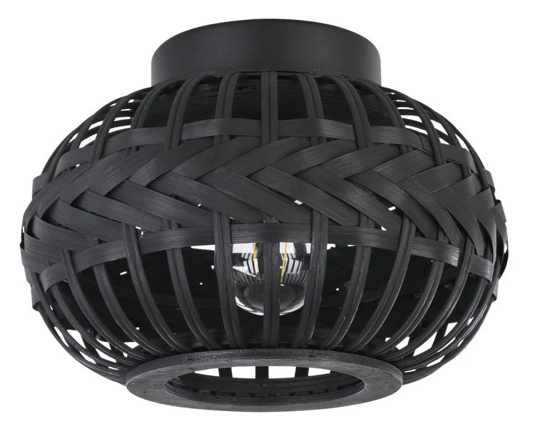 Eglo LED plafondlamp Towcester zwart ⌀26cm warm wit dimbaar