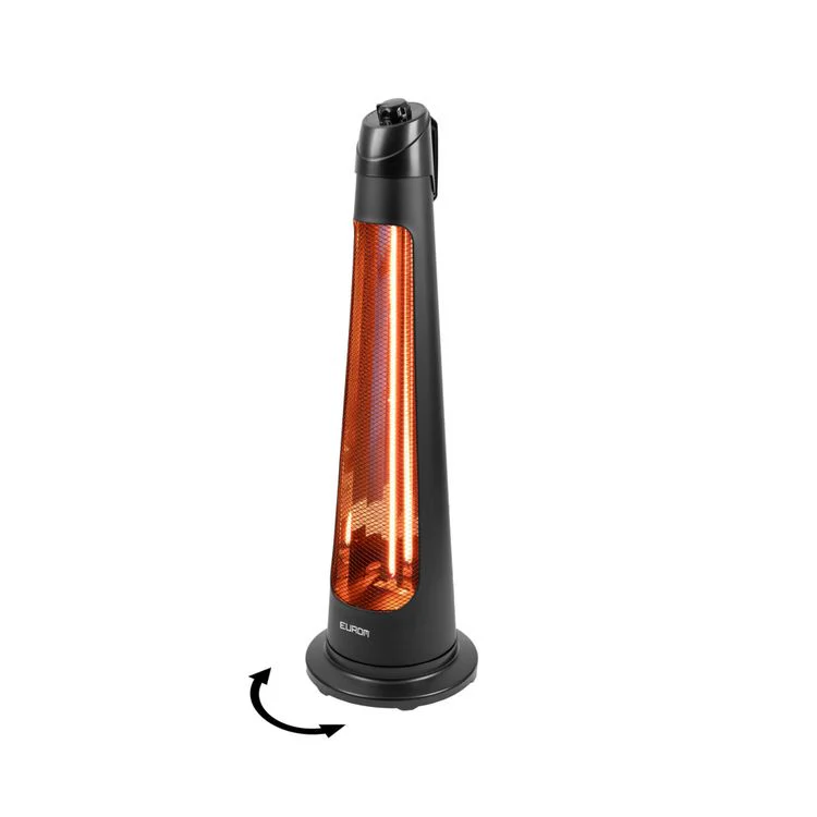 Eurom Q-Tower terrasverwarmer zwart 1200W - Image 3
