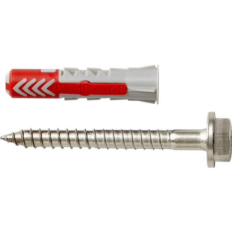 Fischer DuoPower universeelplug TX40 / SW 13 nylon 10x50mm 2st