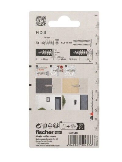 Fischer FID II isolatieplug kunststof 18x50mm 4st - Image 3
