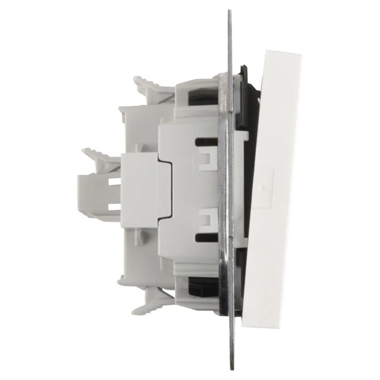 Gira SY55 inbouw schakelaar wissel/wissel polarwit - Image 4