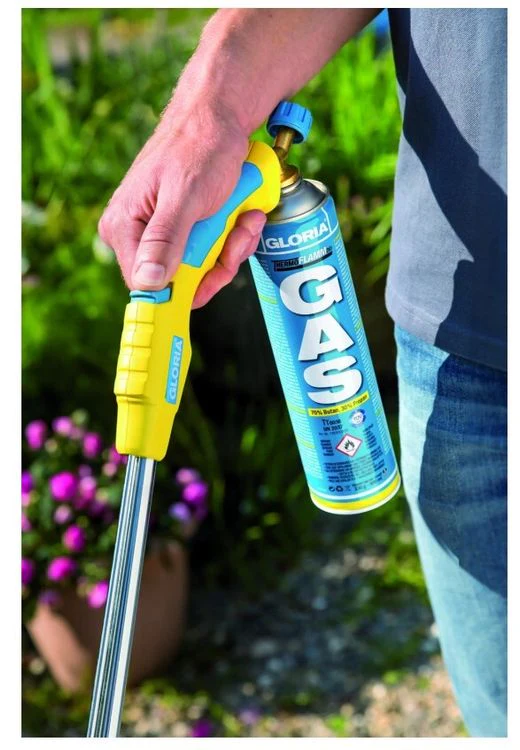 Gloria Bio Comfort Plus onkruidbrander met gasflesje met steel 97cm - Image 2