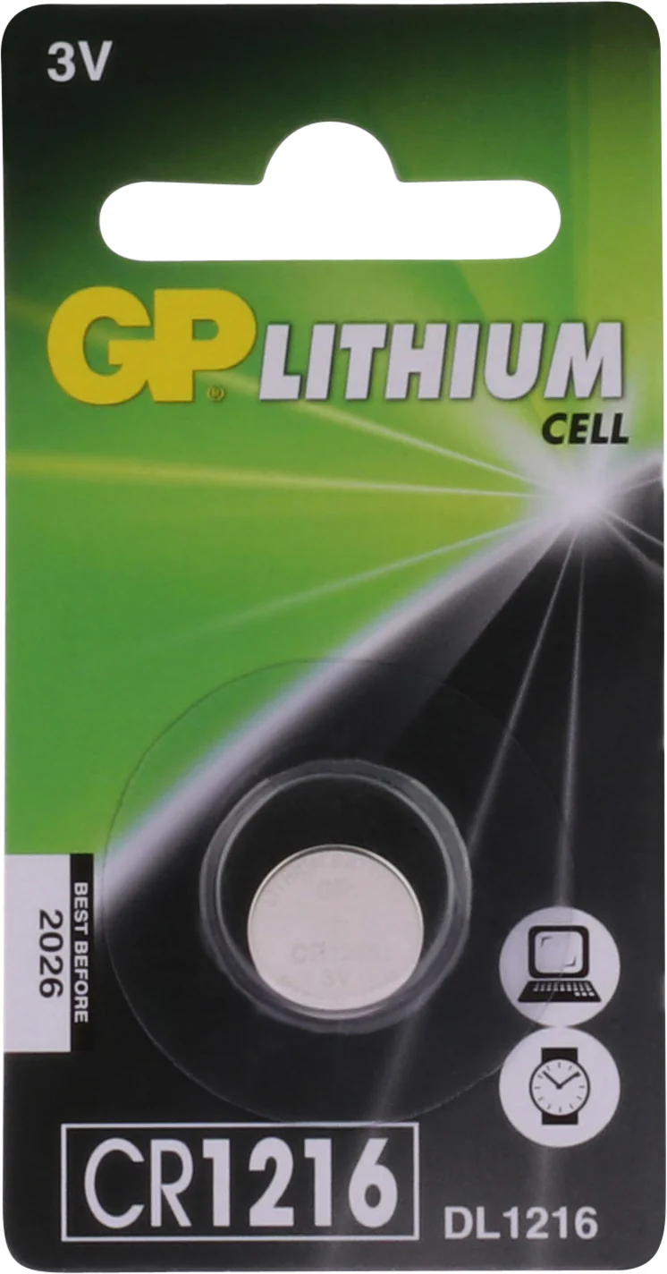 GP knoopcel batterij CR1216 lithium 3V - Image 4