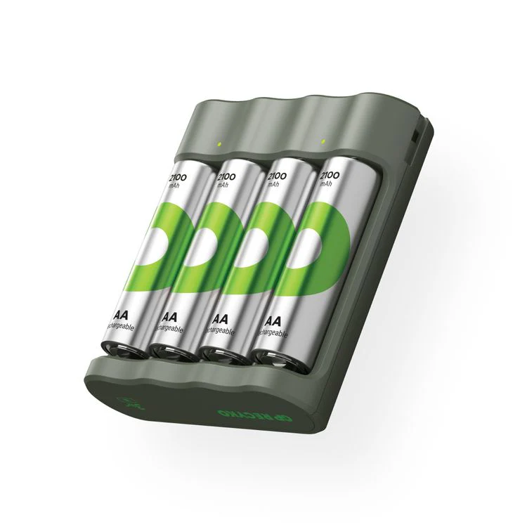 GP Recyko batterij oplader 4x AA B421 5V - Image 3