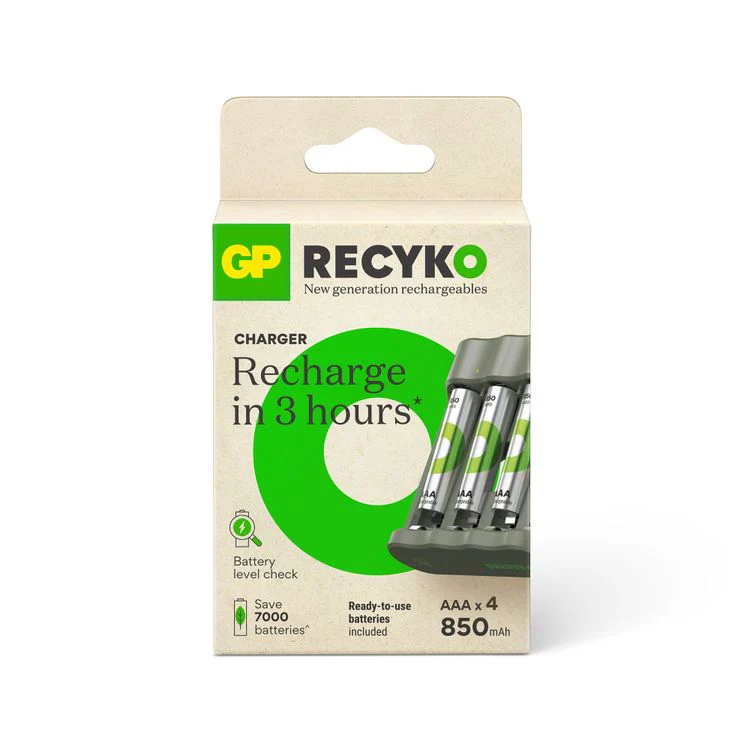 GP Recyko batterij oplader 4x AAA B441U 5V - Image 4