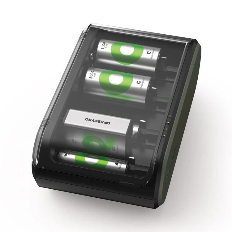 GP Recyko batterij oplader AA, AAA, C, D, 9V B631 5V - Image 2
