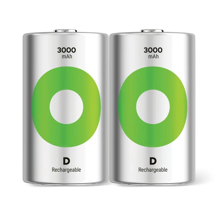 GP Recyko D batterij NiMH oplaadbaar 3000mAh 1,2V 2st
