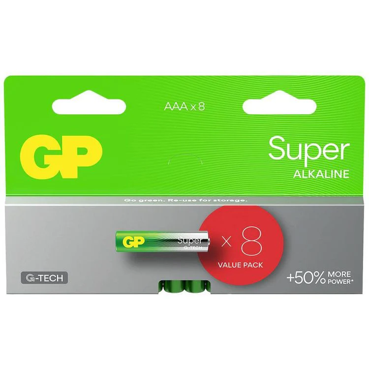 GP Super batterij AAA alkaline 8st - Image 2