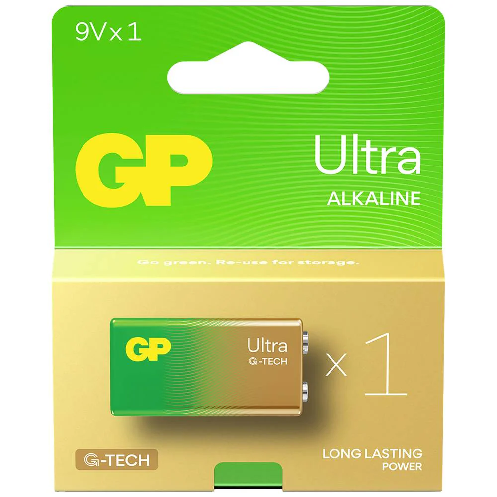 GP Ultra batterij 9V alkaline - Image 2