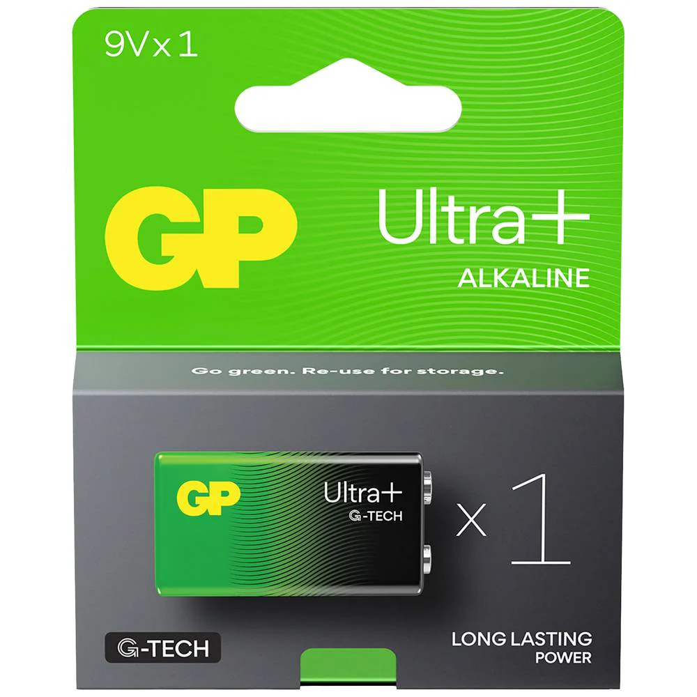 GP Ultra Plus batterij 9V alkaline - Image 2