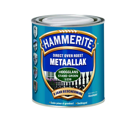 Hammerite metaallak hoogglans S012 crème 750ml