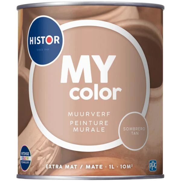 Histor MY color muurverf extra mat sombrero tan 1L