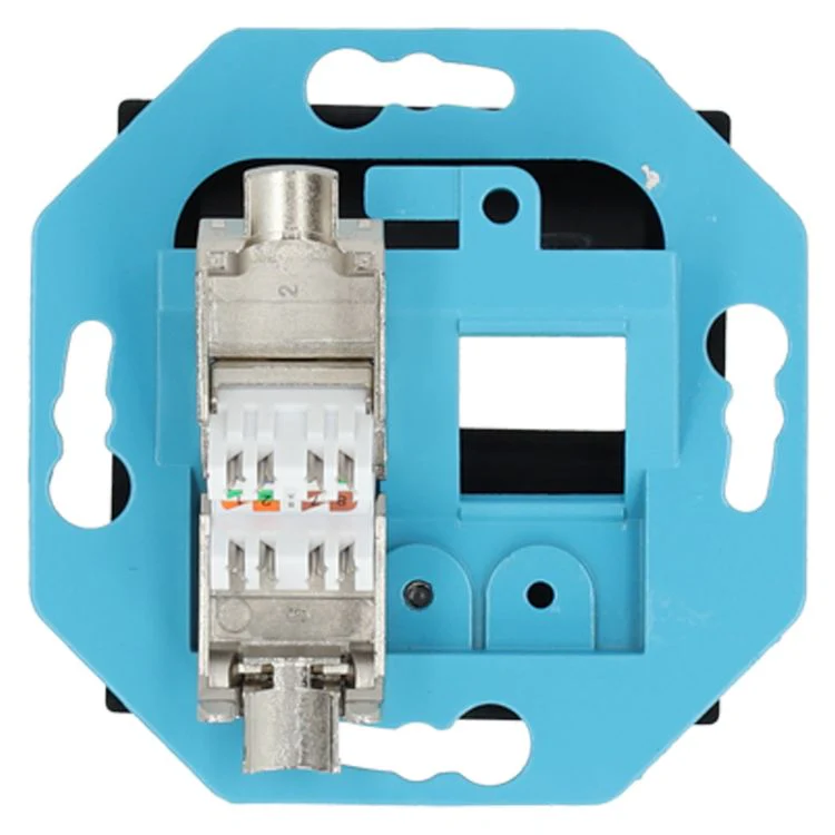ION Industries V1/J1 contactdoos telefoon/data cat6 zwart - Image 2