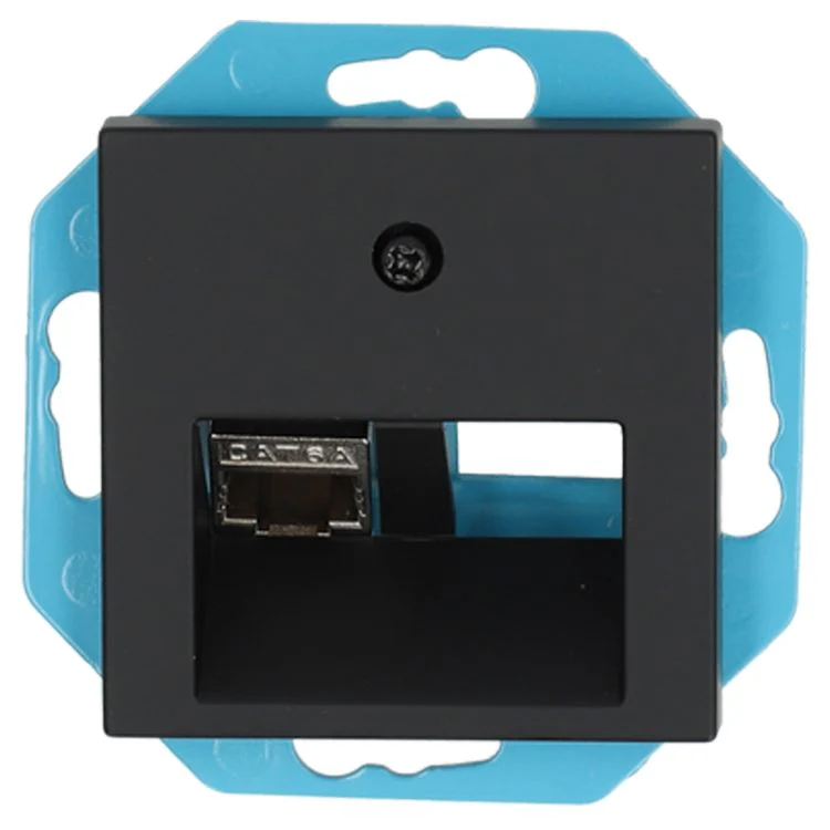 ION Industries V1/J1 contactdoos telefoon/data cat6 zwart - Image 6
