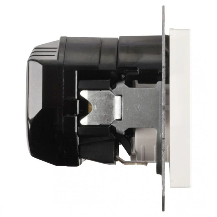Jung inbouw stopcontactdoos met USB A/C 1-voudig randaarde polar wit - Image 4