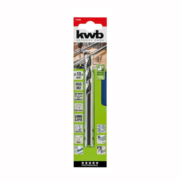 KWB Hi-Nox HSS metaalboor ø10mm - Image 2