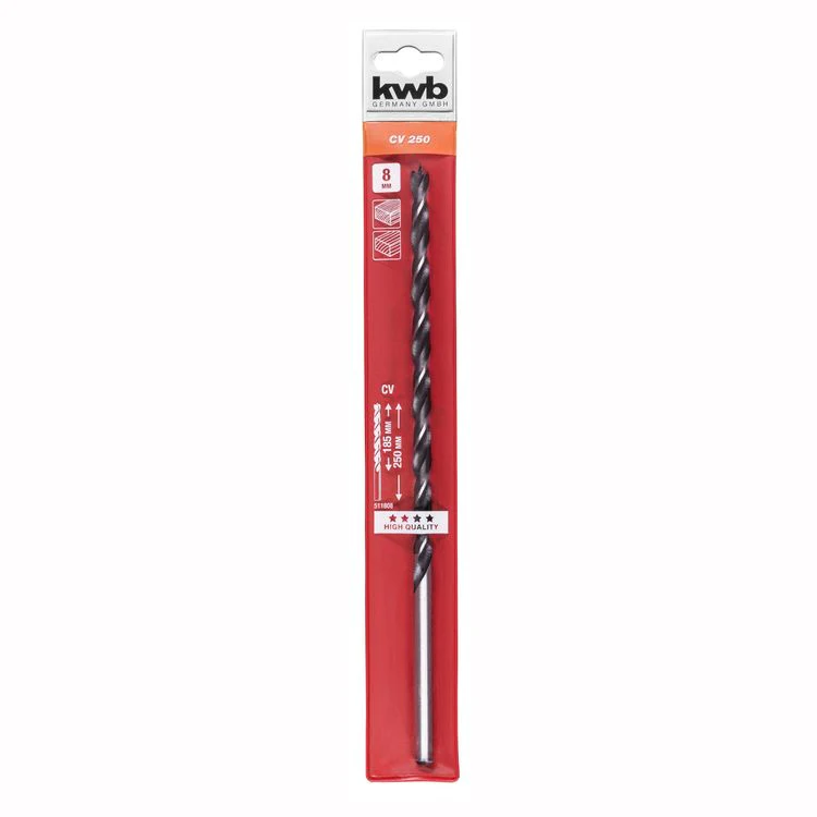 KWB houtspiraalboor incl. etui 8x250mm - Image 2