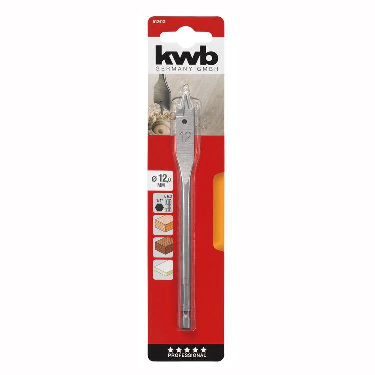 KWB Profi speedboor 6-kant ø12mm - Image 2