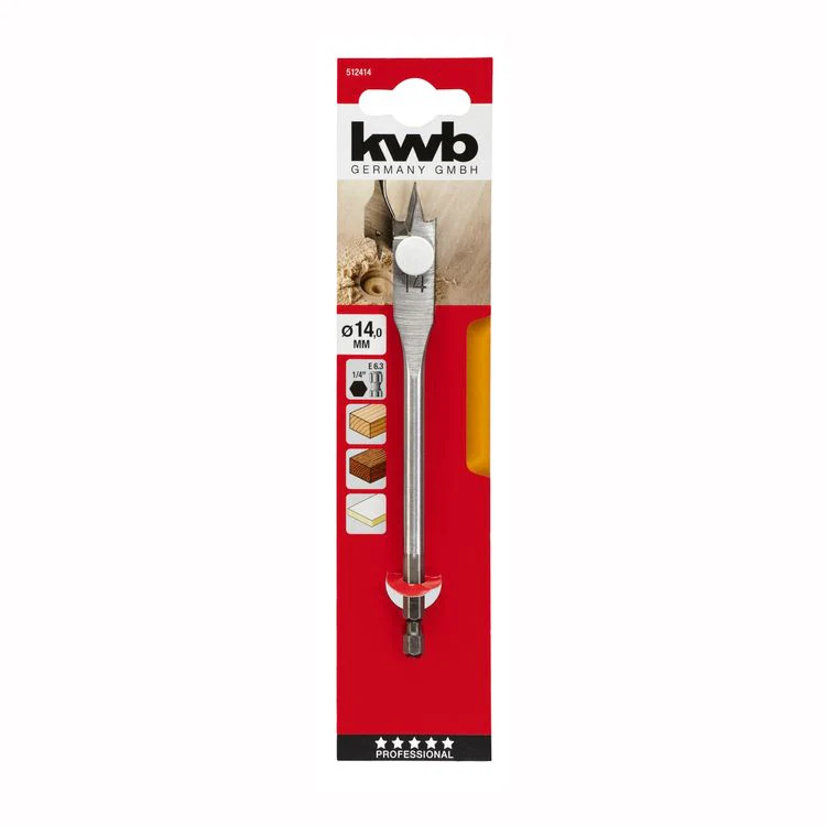 KWB Profi speedboor 6-kant ø14mm - Image 2