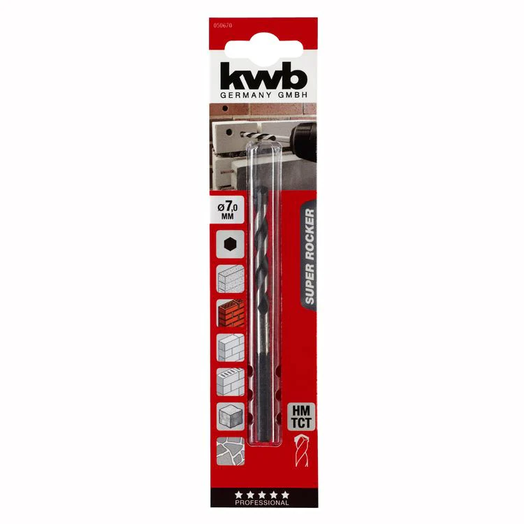 KWB Rocker betonboor 6-kant Ø7mm - Image 2