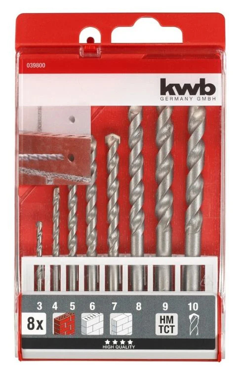 KWB steenborenset 3 t/m 10mm 8 dlg - Image 2