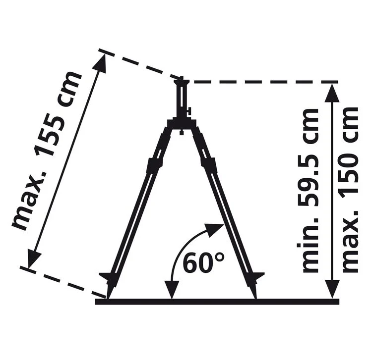 Laserliner FixPod fotostatief 155cm - Image 6