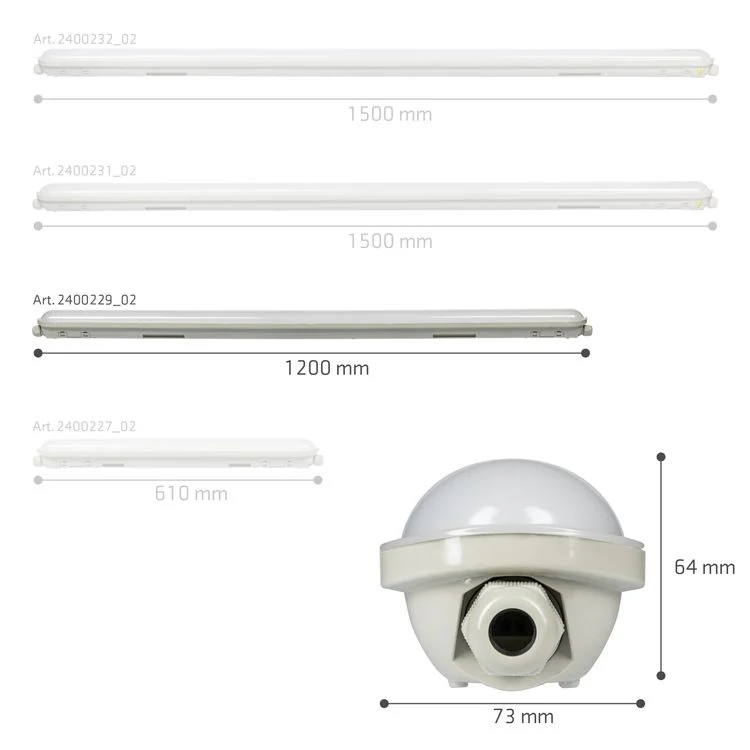 Led's Work LED TL armatuur 1,2m 29W - Image 6