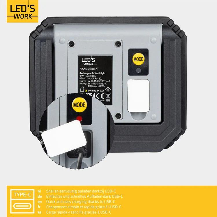 Led's Work LED werklamp 15,9cm 10W - Image 7