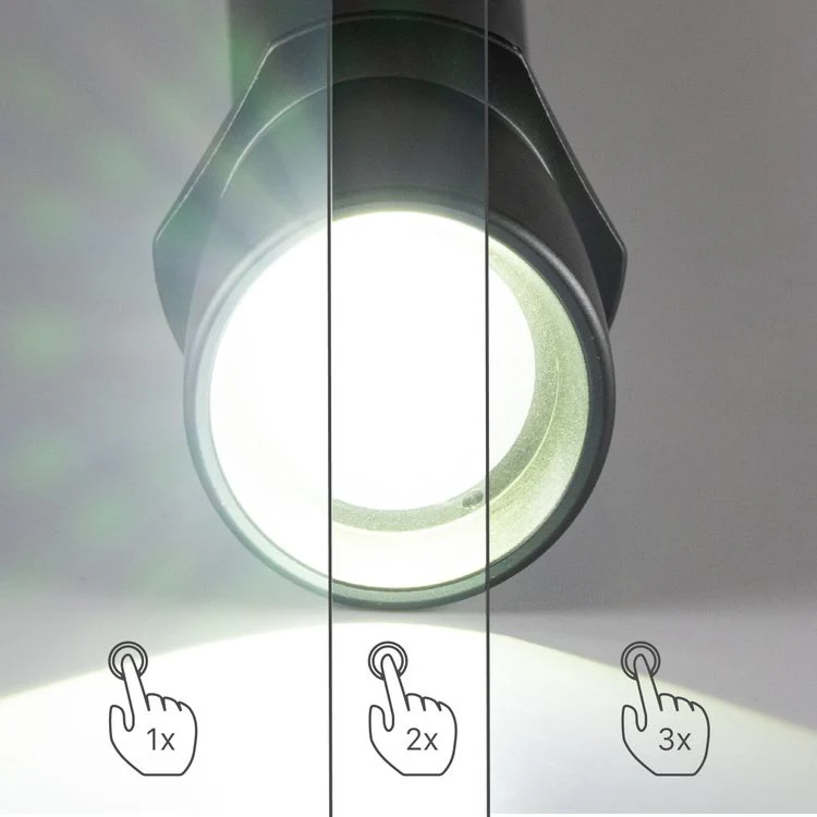 Led's Work LED zaklamp aluminium zwart 900LM ⌀3,5x19,4cm - Image 3