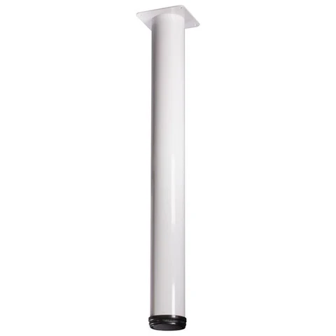Meubelpoot Bonita rond metaal wit ⌀7,6x72cm