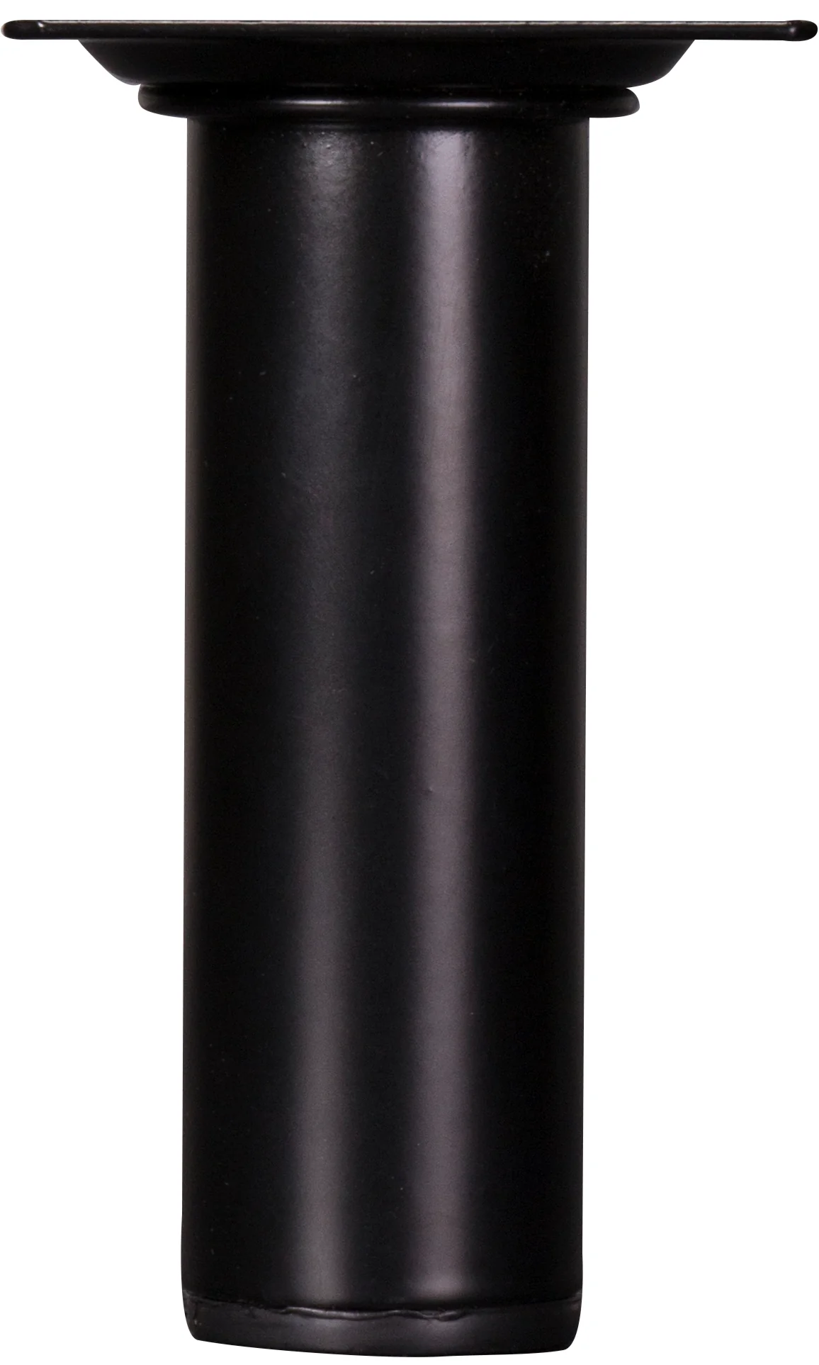 Meubelpoot rond metaal zwart ⌀3x10cm