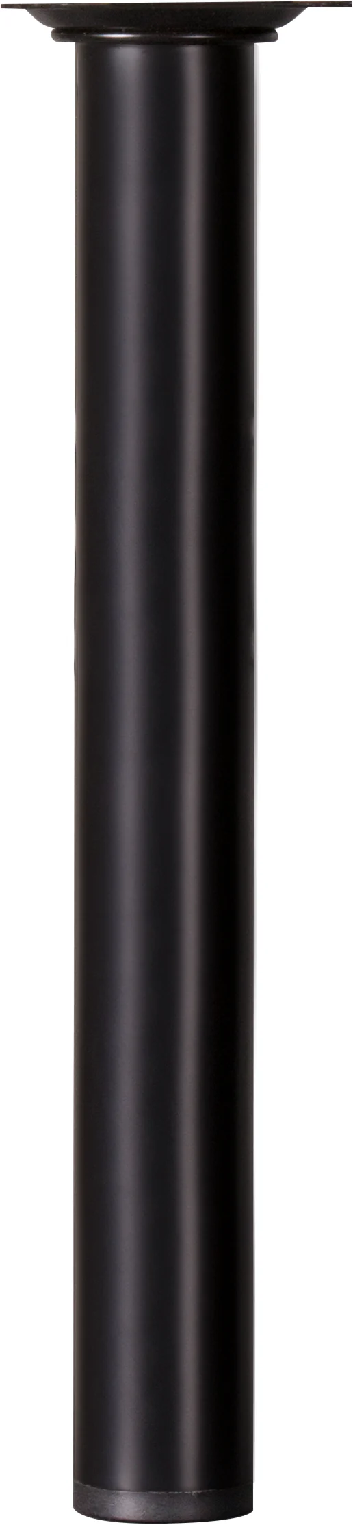 Meubelpoot rond metaal zwart ⌀3x25cm