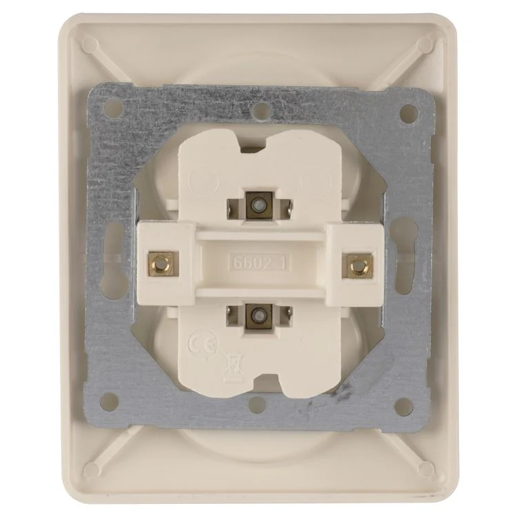 PeHa Standard inbouw contactdoos 2-voudig crème - Image 2