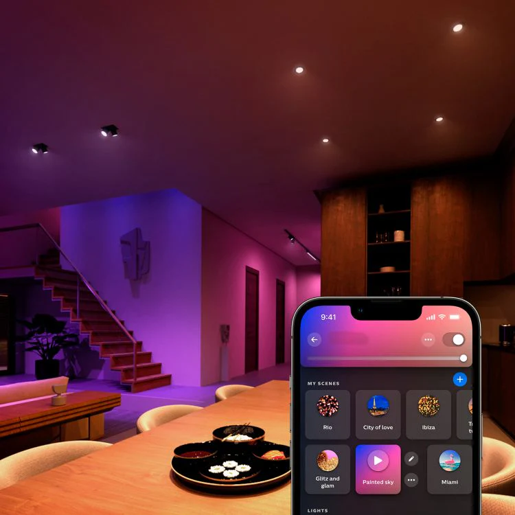 Philips Hue LED spot dimbaar GU10 mat RGBW 4,3W 400LM - Image 5