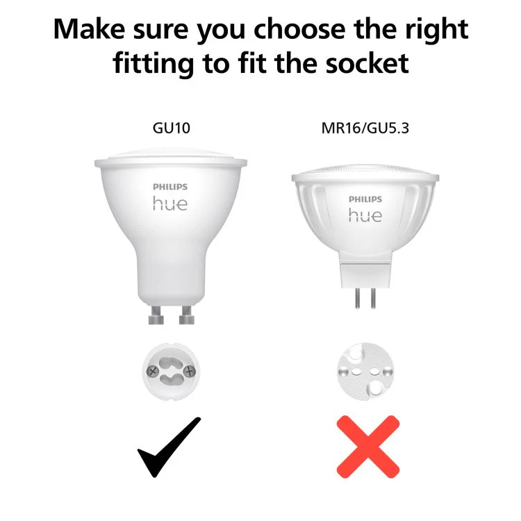 Philips Hue LED spot dimbaar GU10 mat RGBW 4,3W 400LM - Image 6