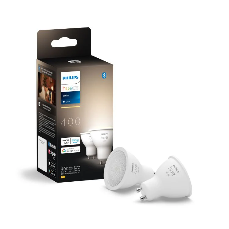 Philips Hue LED spot dimbaar GU10 mat wit 5,2W 400LM 2st - Image 3
